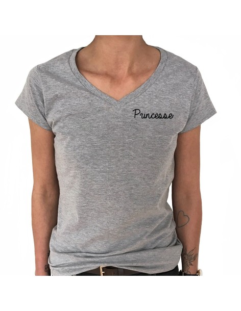 T-shirt Col V Femme PRINCESSE 2