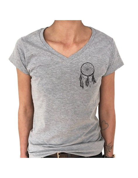 T-shirt Col V Femme ATTRAPE-RÊVES 2