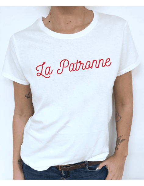 t-shirt femme LA PATRONNE
