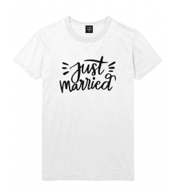 t-shirt homme  JUST MARRIED