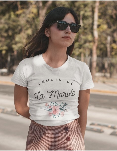 T-shirt Femme TÉMOIN DE LA MARIÉE