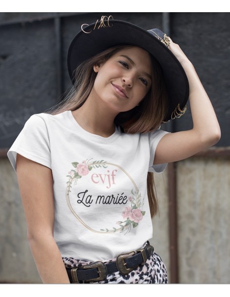 T-shirt femme EVJF LA MARIÉE ET SES AMIES