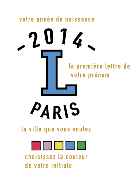T-shirt Femme T-shirt Initiale à personnaliser pour Femmes Hommes | De Paris 2