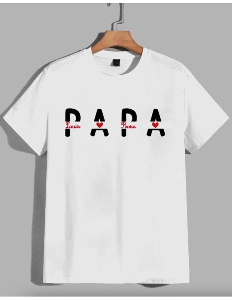 T-shirt homme PAPA À PERSONNALISER