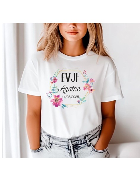 T-shirt femme EVJF À PERSONNALISER