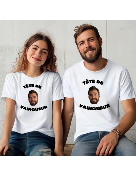 T-shirt homme tête de vainqueur PHOTO 2